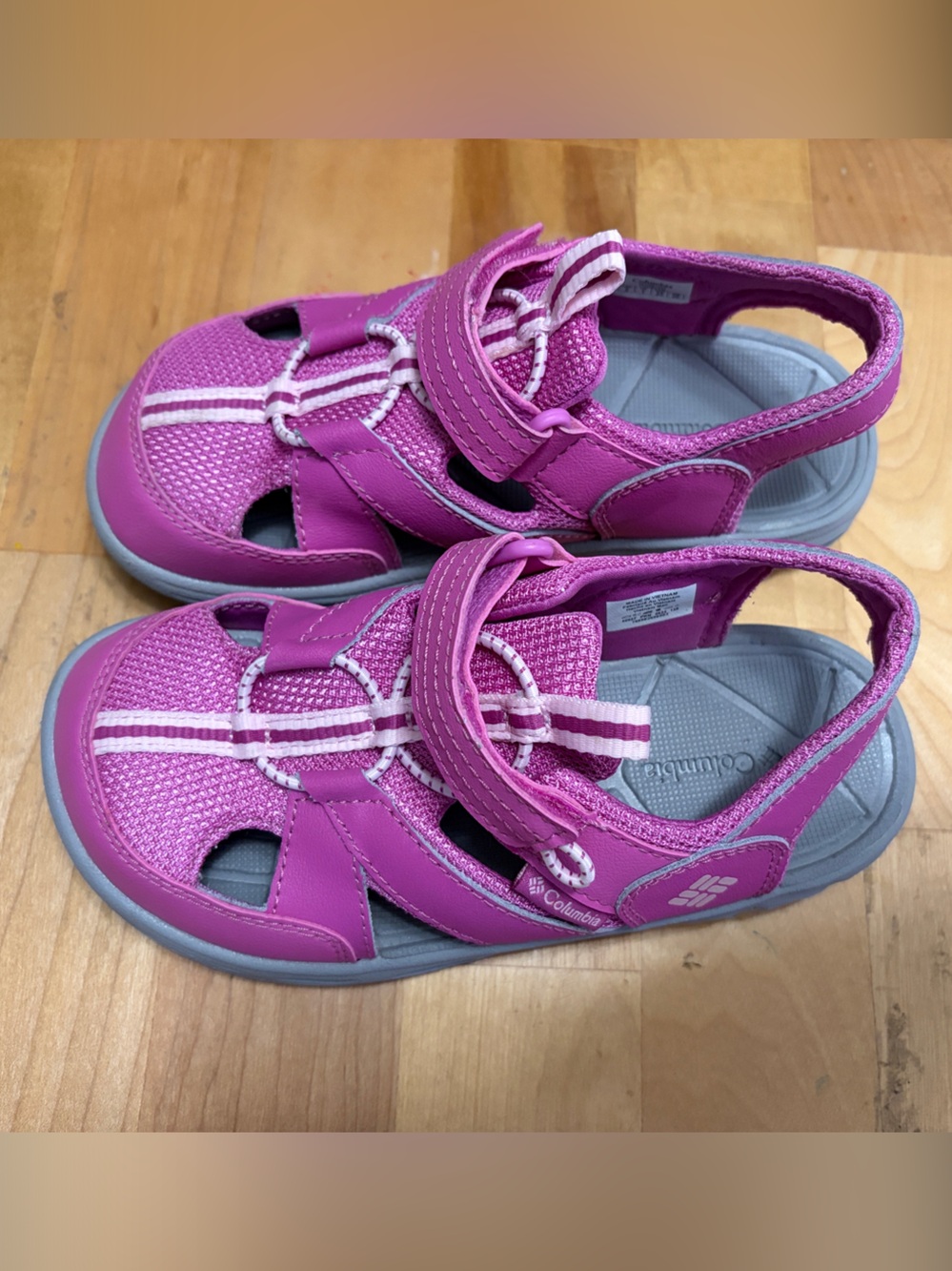 Columbia Girls Bright Pink Outdoor Sandals